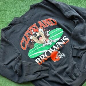 Cleveland Browns Taz Crewneck Retro H678 Sweatshirt